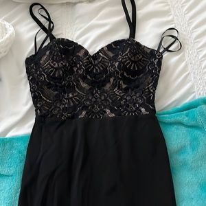 A black dress